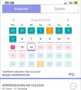 trackle App Kalender